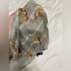 Ralph Lauren Floral Silk Scarf
